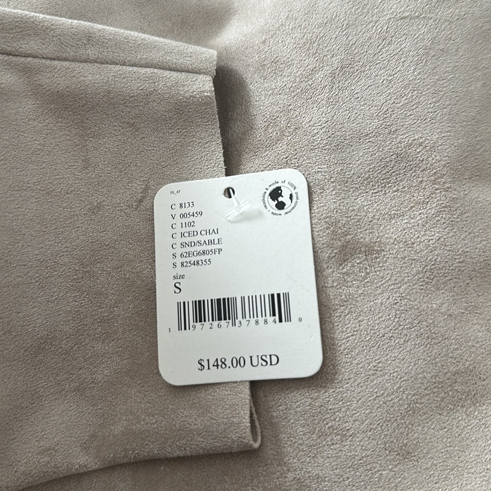 Blank NYC Free people Vegan Suede Trench Coat - Picture 9 of 16